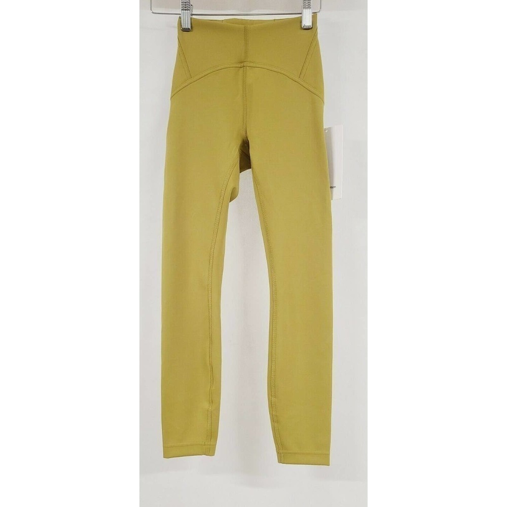 Lululemon Instill High-Rise Tight 25" Auric Gold size 0 - Picture 7 of 8